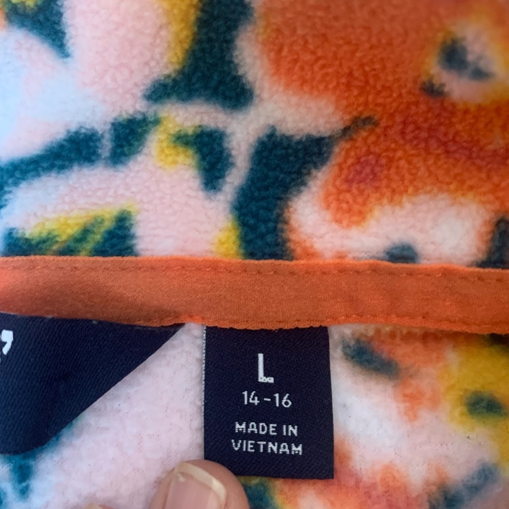 Women’s LANDS END 1/4 Zip Fleece Large (14/16) - Picture 4 of 7